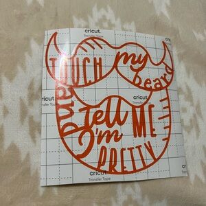 Touch My Beard & Tell Me I’m Pretty Vinyl Decal 🧔‍♂️
